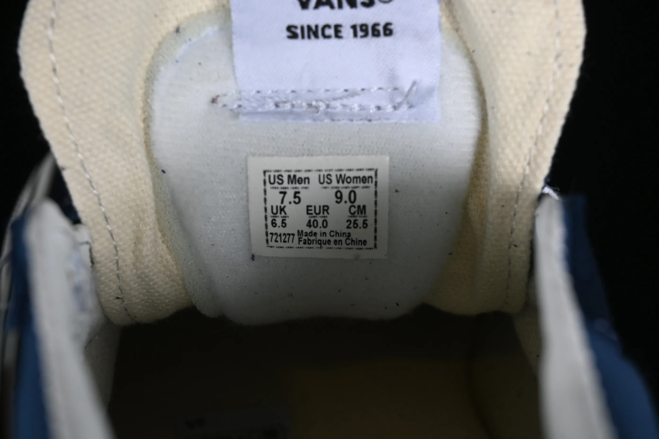 All categories Vans Vans series Vans Mid Vans China Vans Sk8-Mid Vans official navy blue mid-top retro classic casual canvas shoes VN0A391F5TU